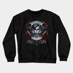 Don't mess with Goth Mum! Gothic mom Design Crewneck Sweatshirt